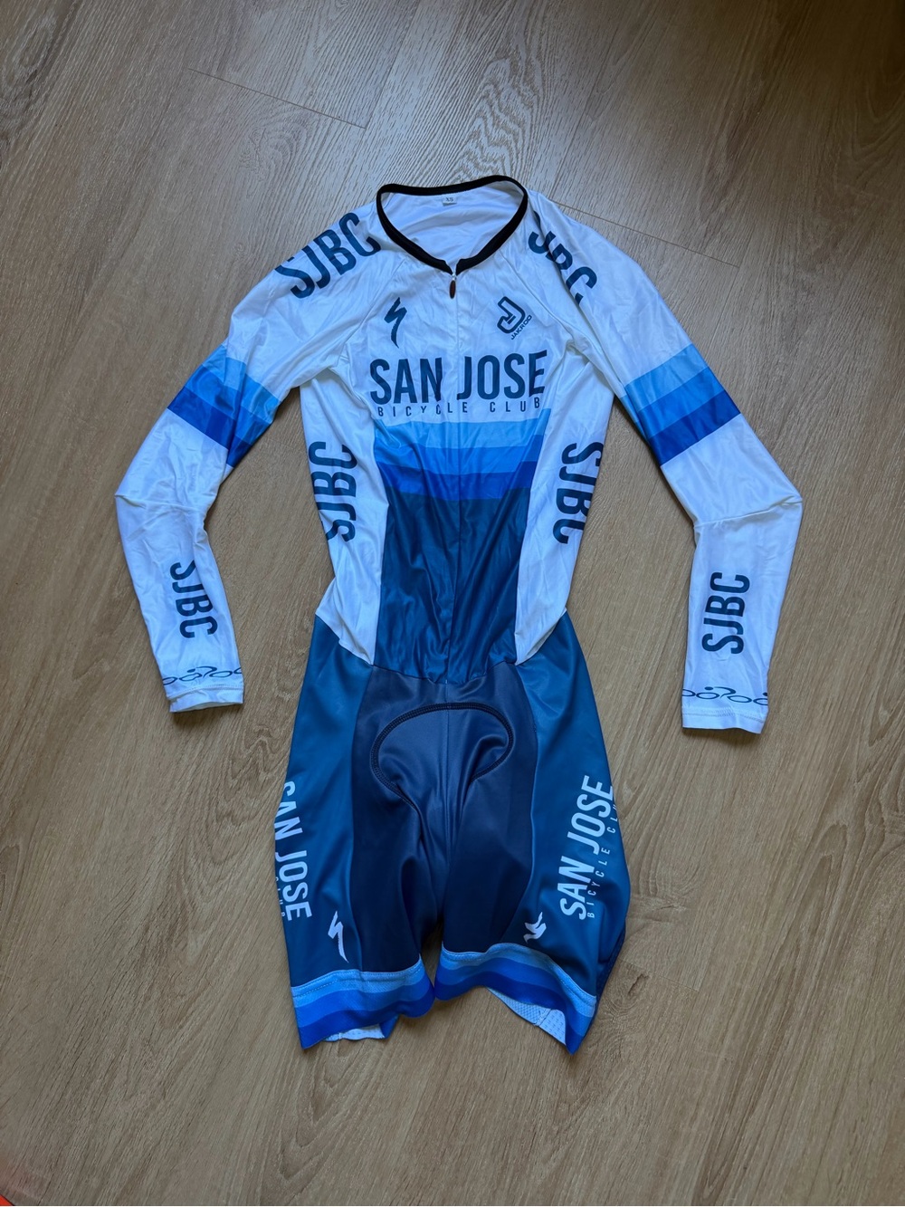 Jakroo San Jose Bicycle Club Cycling Skinsuit Size XS